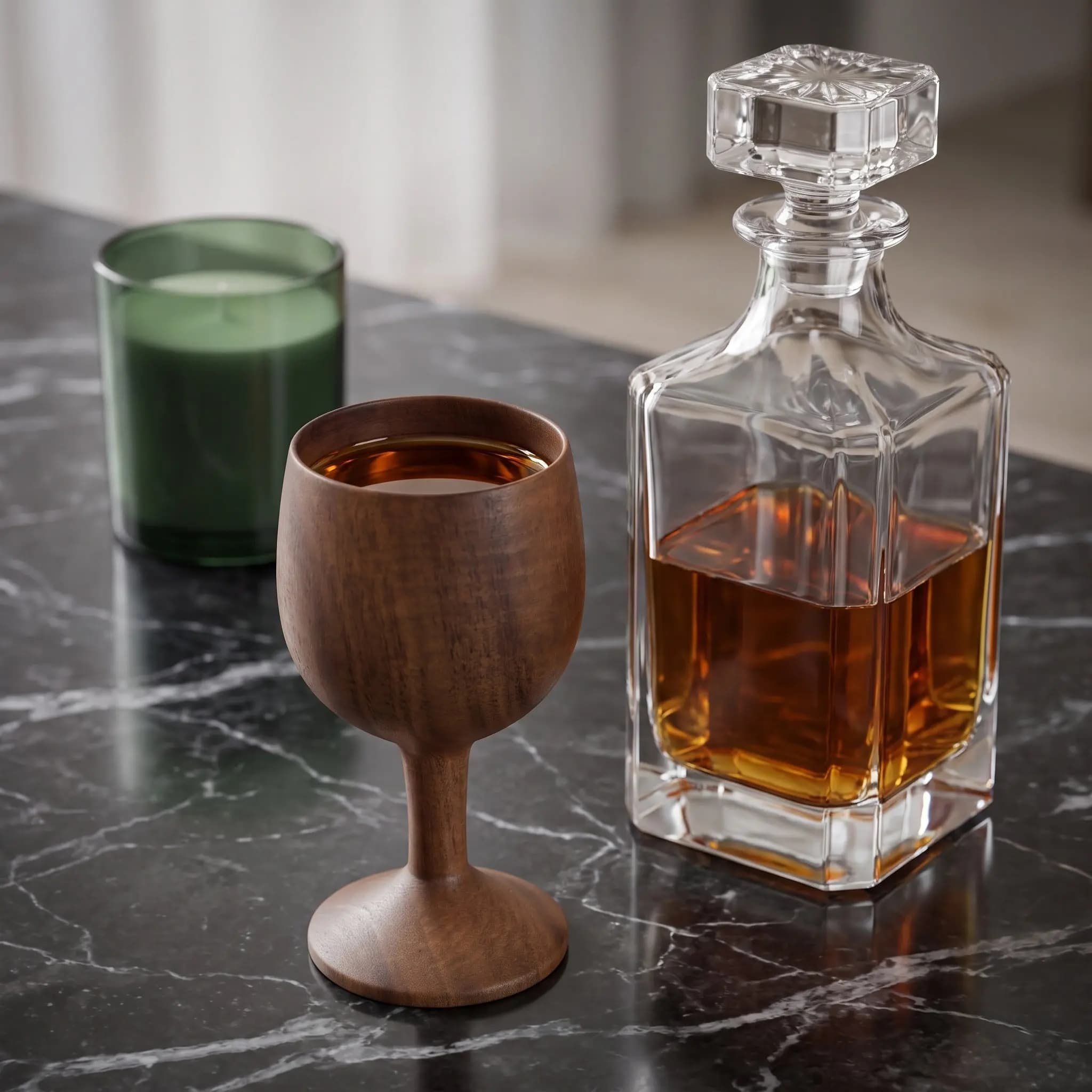 Wooden Wine Goblet Retro Chalice Cup Wood Beer Mug Party Picnic Outdoor Camping Drinkware Natural Wood Cup Wine Glass Ornament