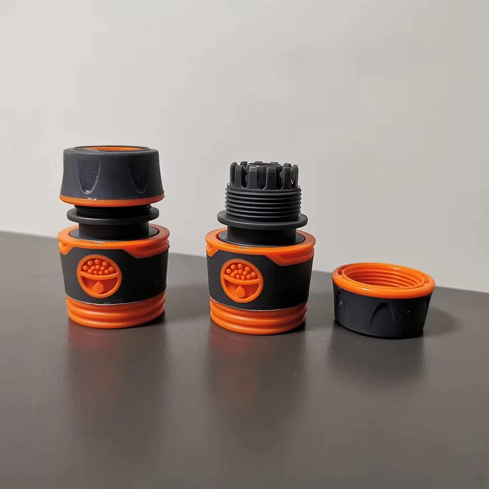 1/4 3/8 '' 1/2 '' 3/4 '' Tubo Connettore rapido Adattatore di accoppiamento in gomma plastica Adattatore per sistema di irrigazione per tubi