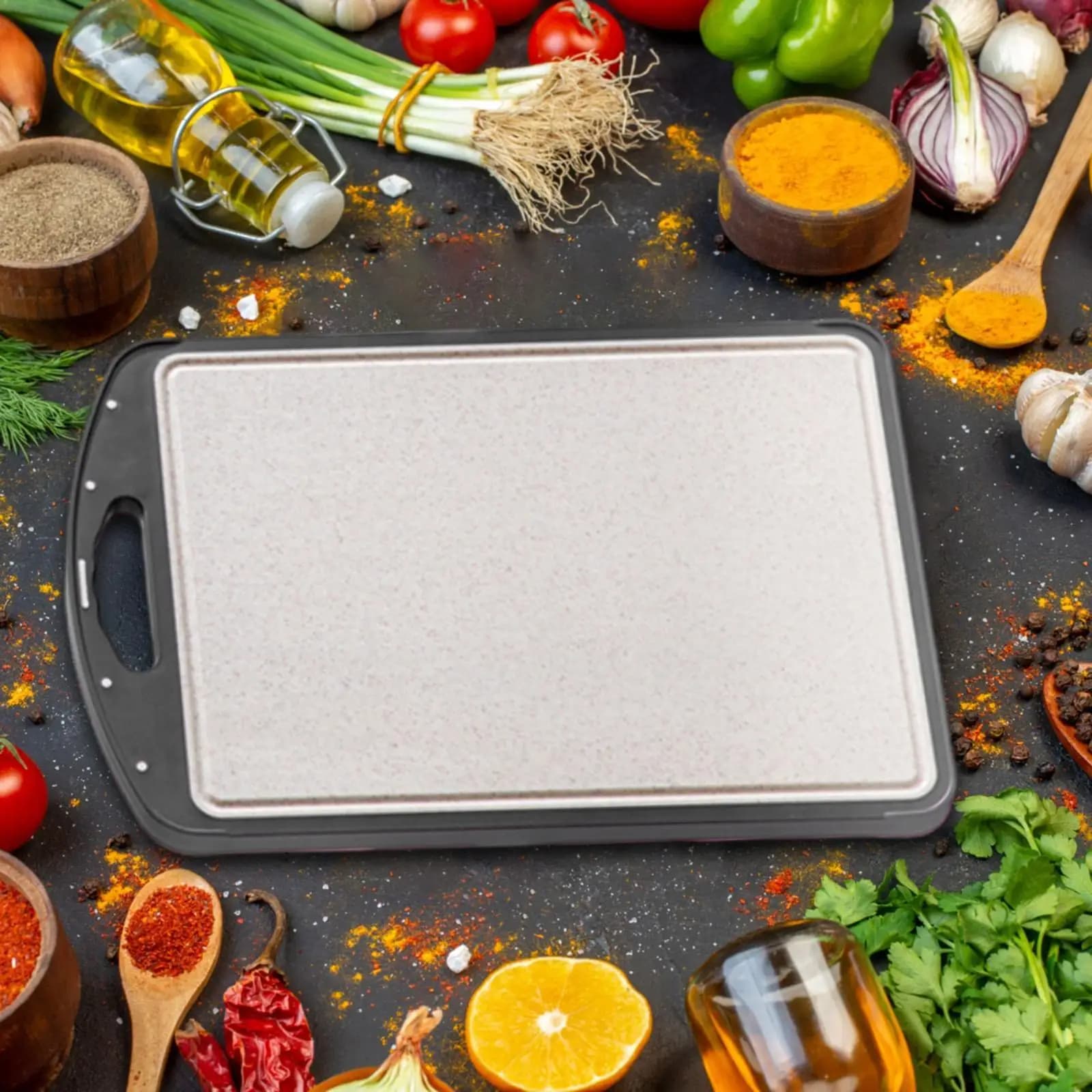 Stainless Steel Cutting Machine for Pizza, Biscuits, Pastry, Meat, Frosting Mat for Fruit, Picnic, Vegetables and Food Preparation