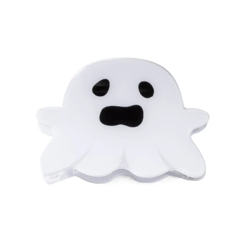 Creative Halloween Fantasm Acrylic Hair Claw Devil Halloween Hair Clip Shark Clips Geometric Ghost Travel Shark Clip