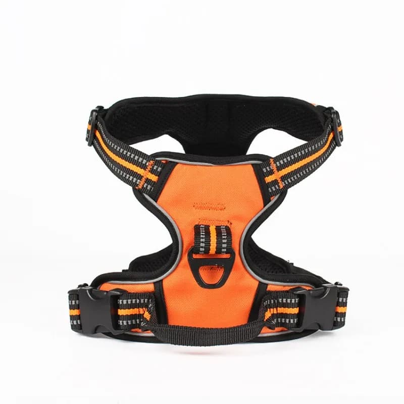 1Pcs Adjustable Dog Harness Vest Pet Reflective Breathable Vest Chest Strap for Small Medium and Large Dogs for Outdoor Walking