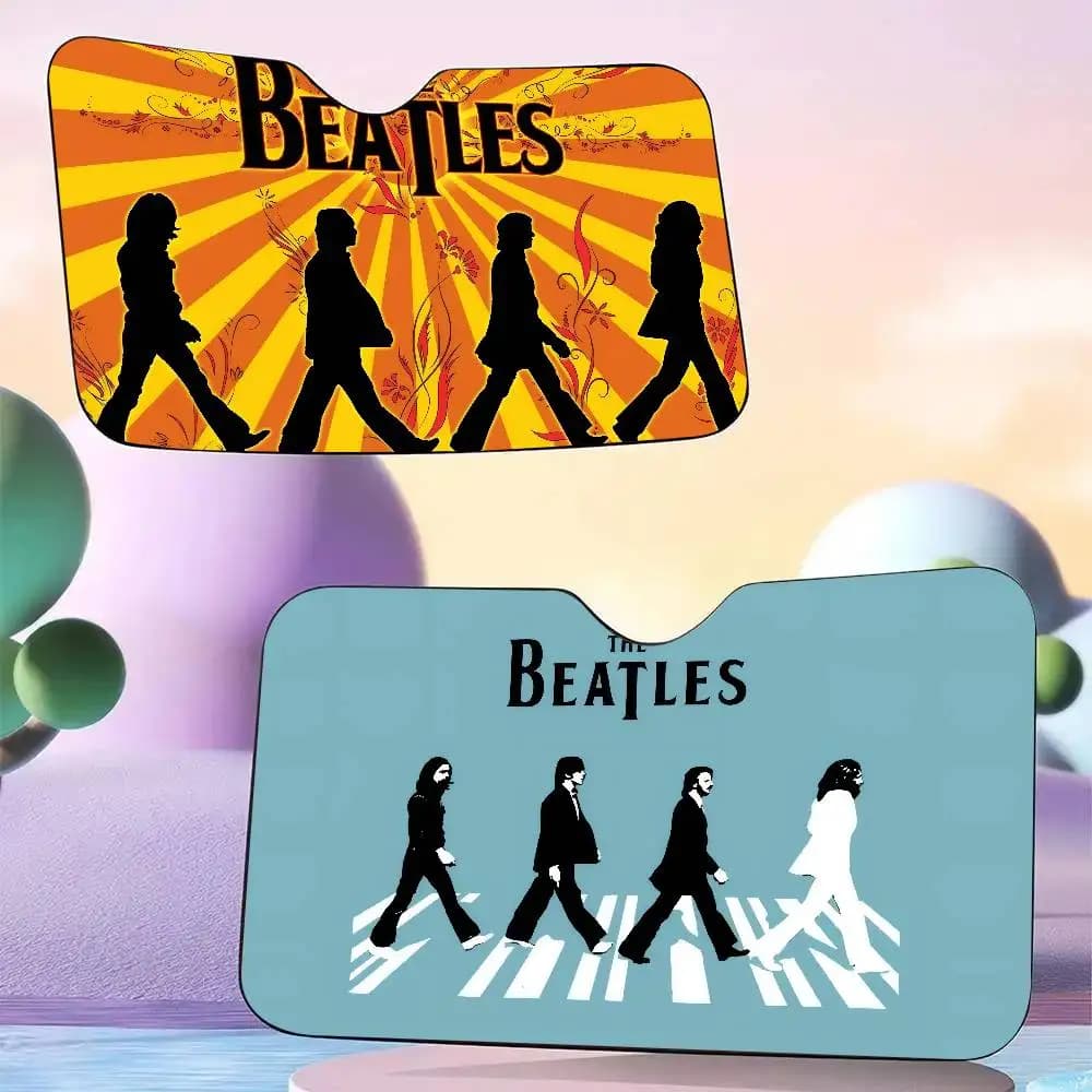 Parasole per Auto Anime T-The-B-Beatles Rock Band, Copertura Protettiva per Parabrezza Anteriore, Protezione per Finestrini Auto
