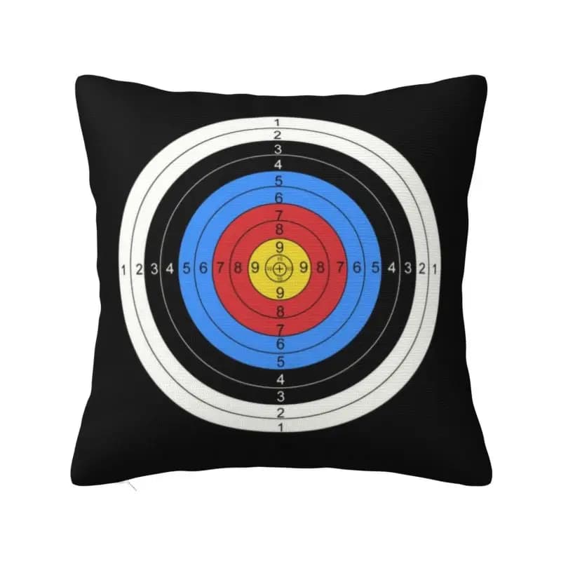 Tiro con l'arco e la gamma di armi Pratica bersaglio Grafica moderna Fodere per cuscini Decorazioni per la casa Archer Arco Caccia Cuscini sportivi per divano
