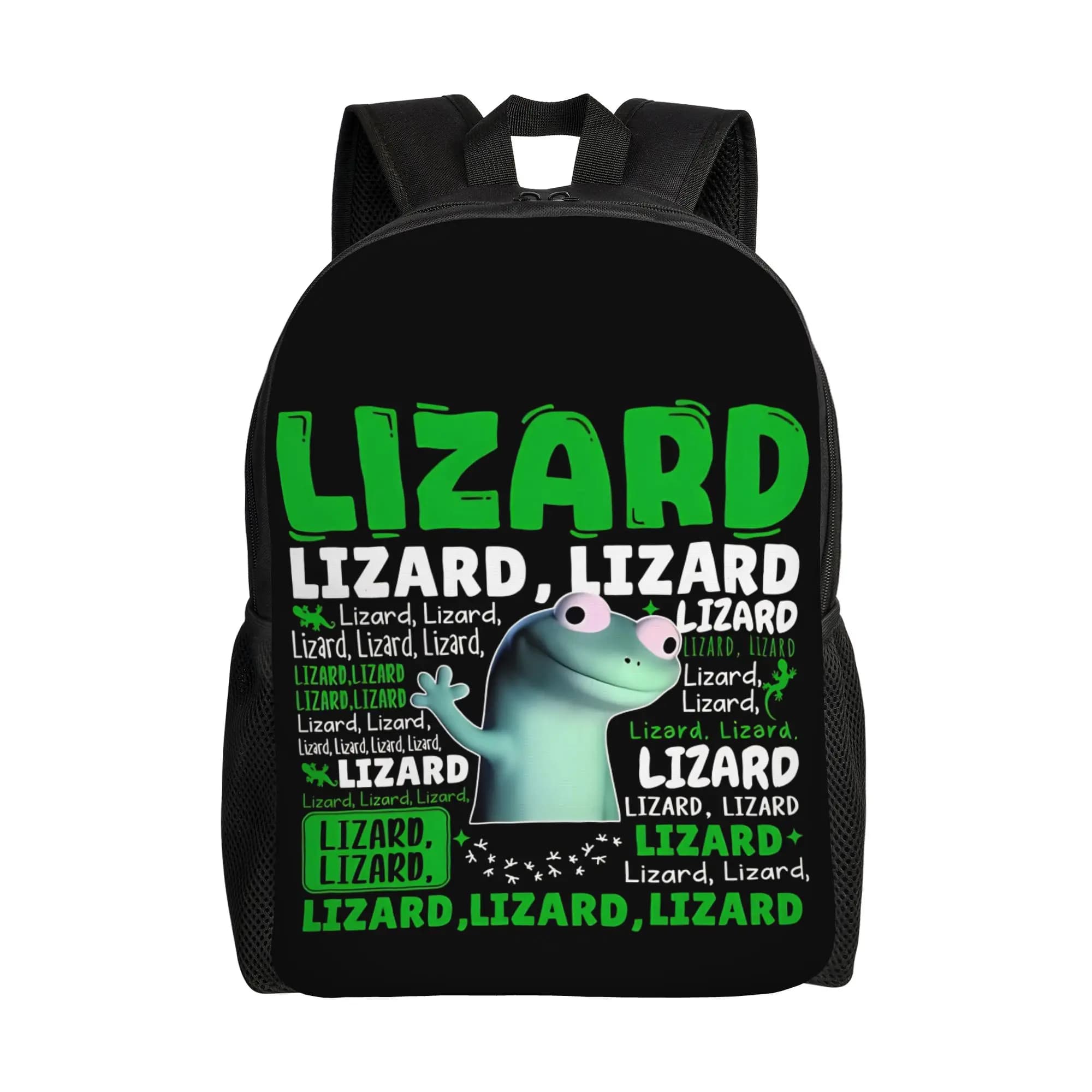 Hoppers Tom Lizard Button Meme Fashion Backpack Outdoor High School Business Daypack Uomo Donna Borsa a tracolla per computer portatile