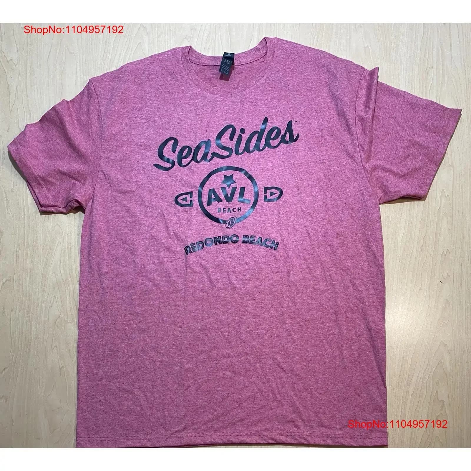 Seasides AVL Beach Volleyball NEW Redondo California Top washed great sea vintage for everyday fashion streetwear clothing