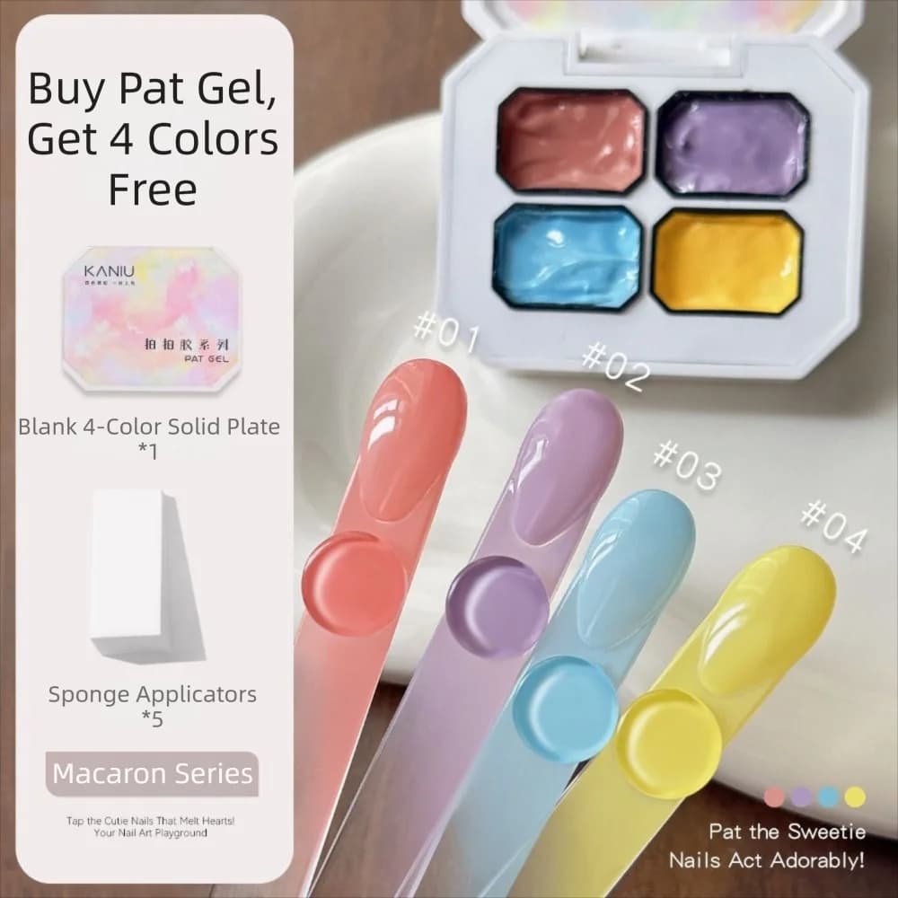 Multifunctional Press-On Nail Polish High-Color-Intensity Versatile Nail Polish Set Spring New Design Blush