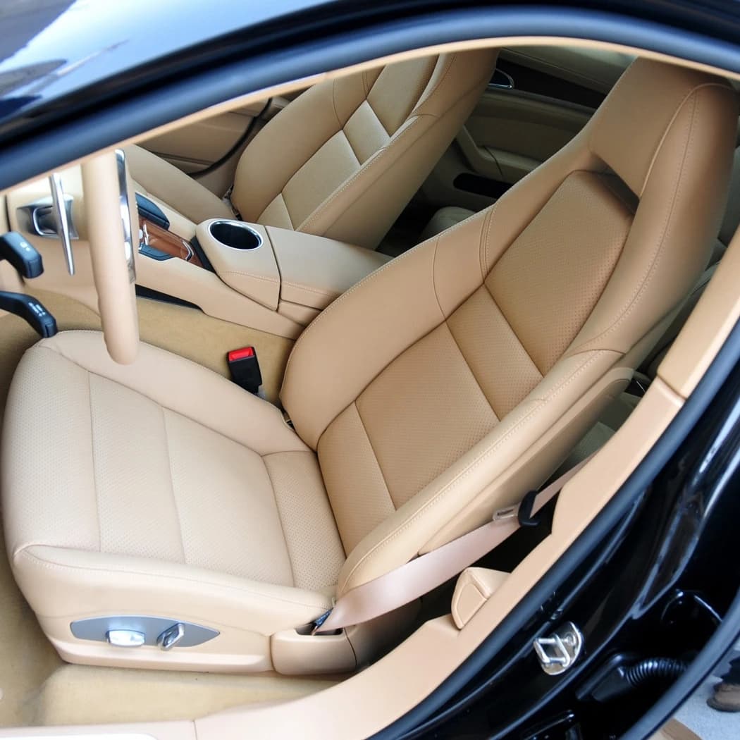 For Porsche Panamera 2009 2011 2012 2013 2014 2015 2016 Custom Car Seat Covers in eco-leather Interior Protection Accessories