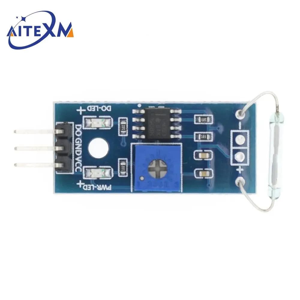 Modulo sensore Reed LM393 Modulo magnetron Interruttore Reed Interruttore magnetico per kit fai da te elettronico Arduino
