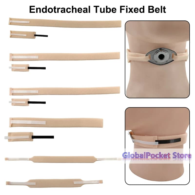 [TG823] 1 Pezzo Supporto per Tubo Endotracheale con Cinghia di Fissaggio per Tracheostomia, Dispositivo di Fissaggio per Catetere Tracheale