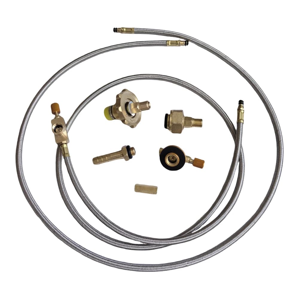 100 cm/39,3 inches Outdoor gas stove Extend pipe adaptor Camping gas tank connector Accessories for pipe extension Free combination