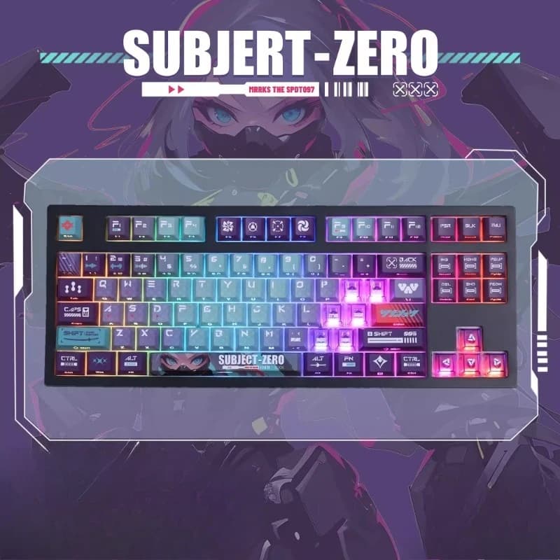 Set of anime transmission theme caps Cherry Profile PBT sublimation Original custom handmade cover for mechanical keyboard gift