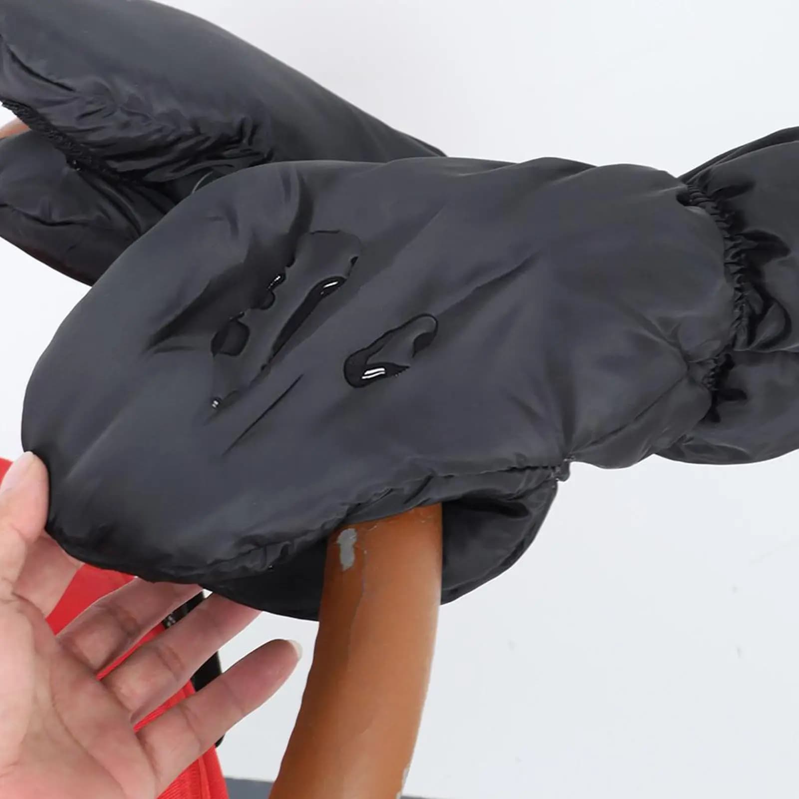 Manicotti per passeggino Antivento per la stagione fredda Manicotti caldi per le mani Foderati in pile Guanti termici impermeabili per protezione Comfort Elettrico
