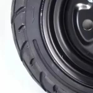 3.50-6 Tire 10 Inch Hollow Front Wheel With 6002 Bearing For Electric Wheelchair Scooter Puncture Proof Rubber Replacement Part