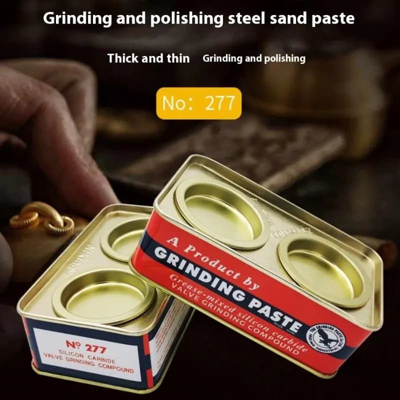 1 pezzo valvola motore lappatura composto grossolano fine carborundum lucidatura sabbia 80 180 150 320 per moto auto scatola di ferro pasta abrasiva