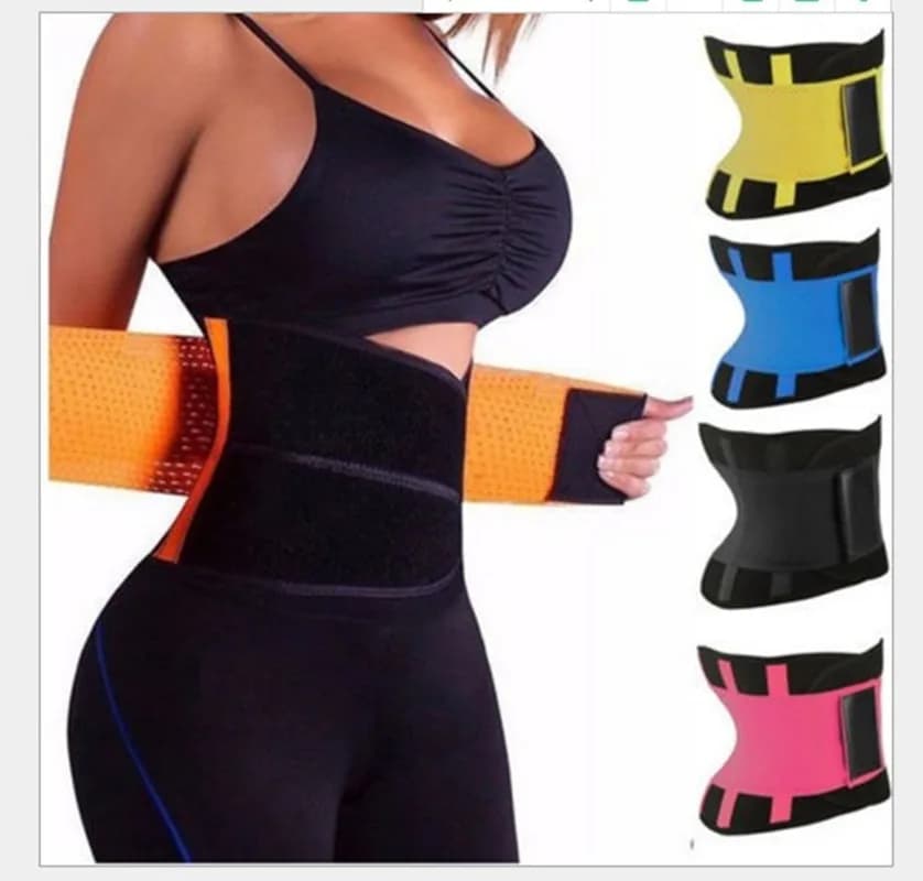 Tummy Trimmer Waist Trainer for Women Back Support Belt Sweat Sauna Wrap Weight Loss Fitness Gym Body Shaper Slimming Corset