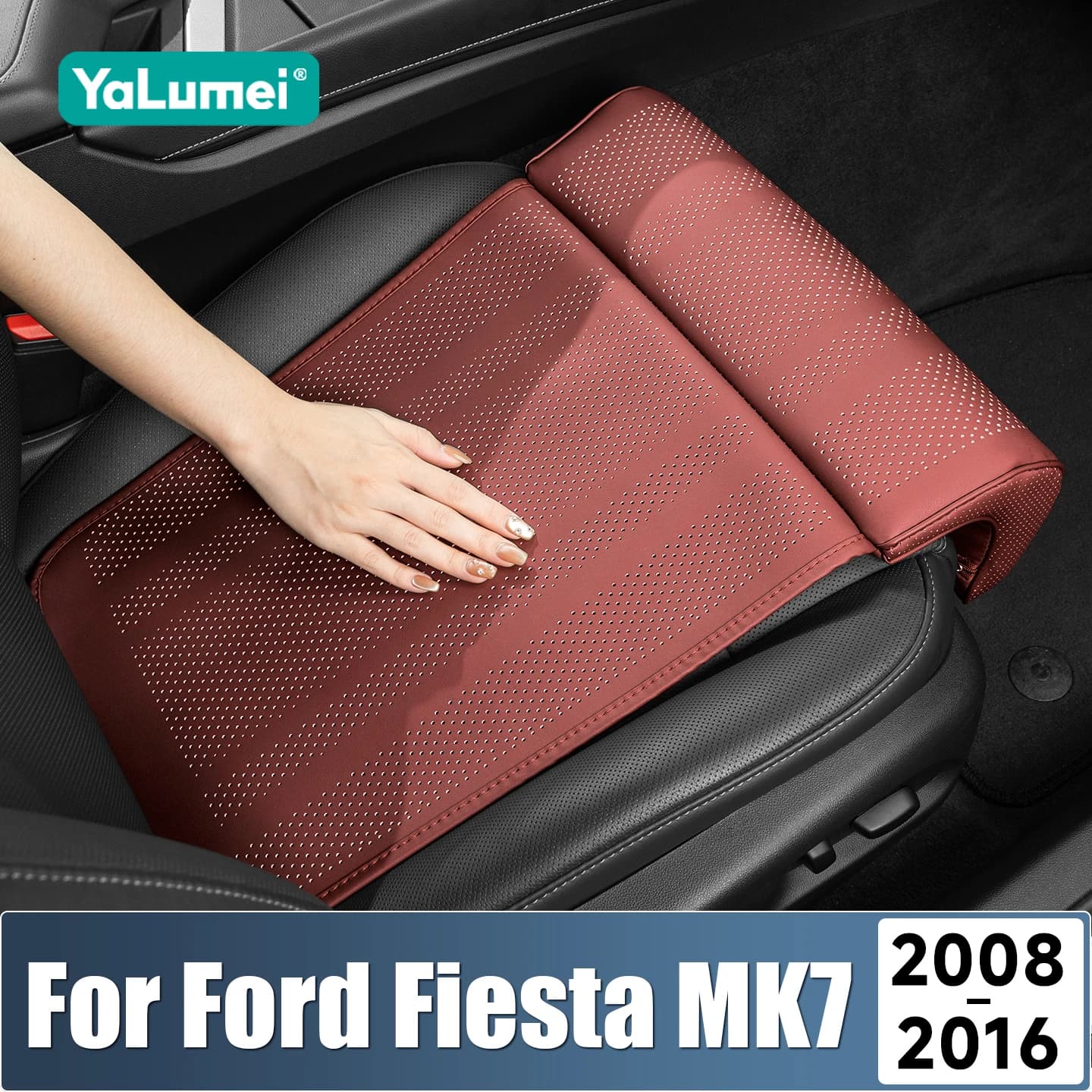 Per Ford Fiesta MK7 2008-2016: Cuscino di Estensione per Supporto Gambe Sedile Guida, Poggiapiedi