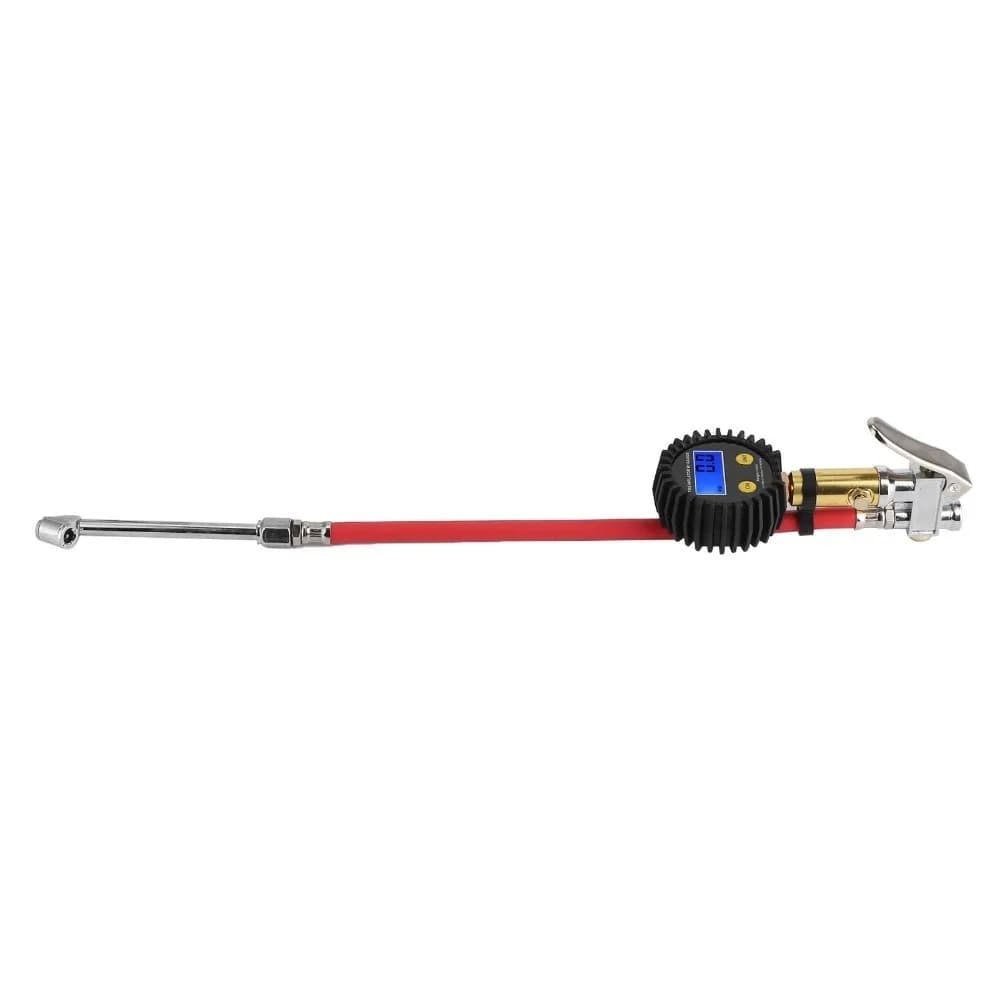 LCD Display Digital Tire Inflator 3-200PSI Range Universal Air Pump Tester 4 Units Switchable Tire Pressure Gauge Auto Shop