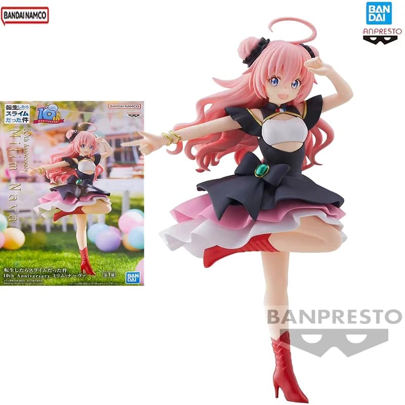 Originale in Stock Bandai Banpresto That Time I Got Reincarnated As A Slime Milim Nava Action Figure Model Doll Nuovo in Scatola