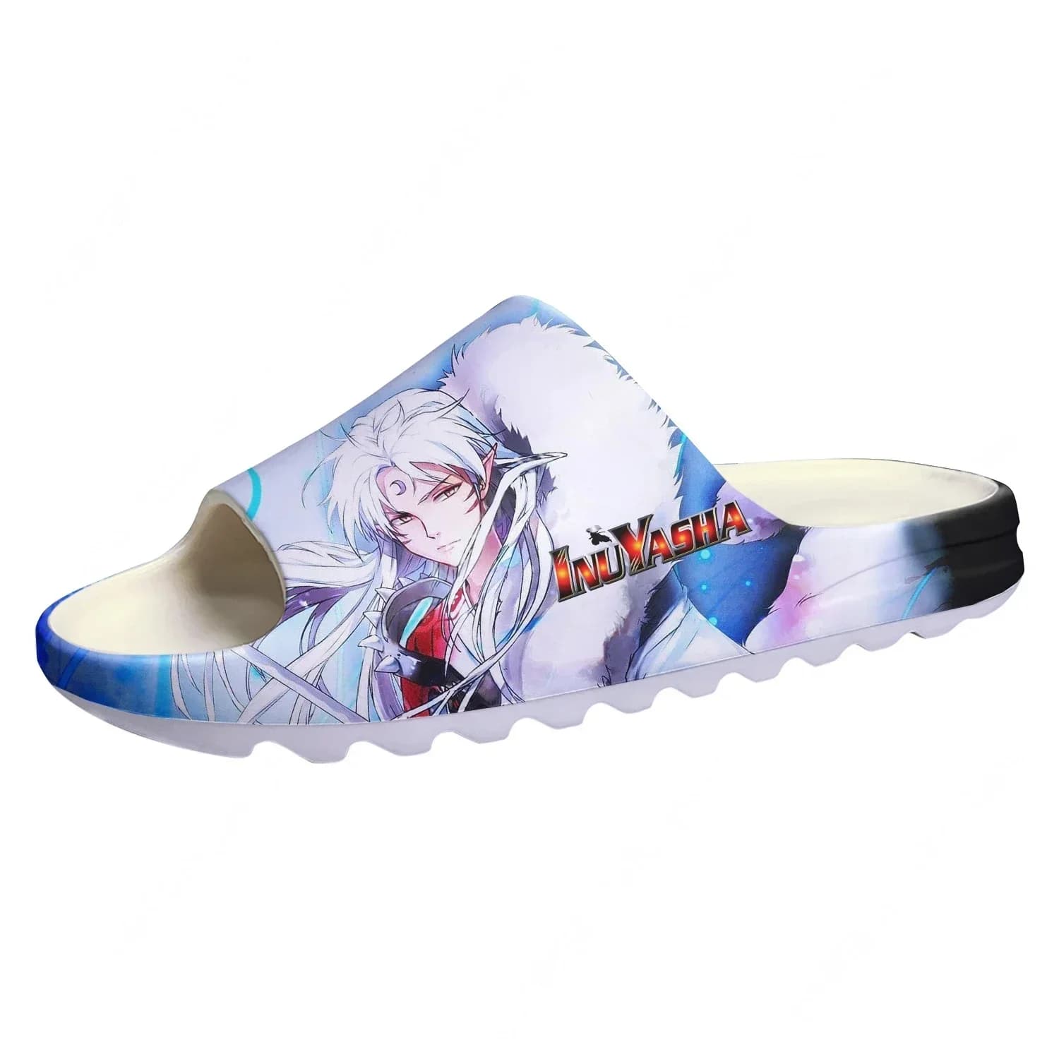 Ciabatte Inuyasha Sesshomaru personalizzate con suola morbida, zoccoli da casa, scarpe da bagno antiscivolo per uomo, donna e adolescente