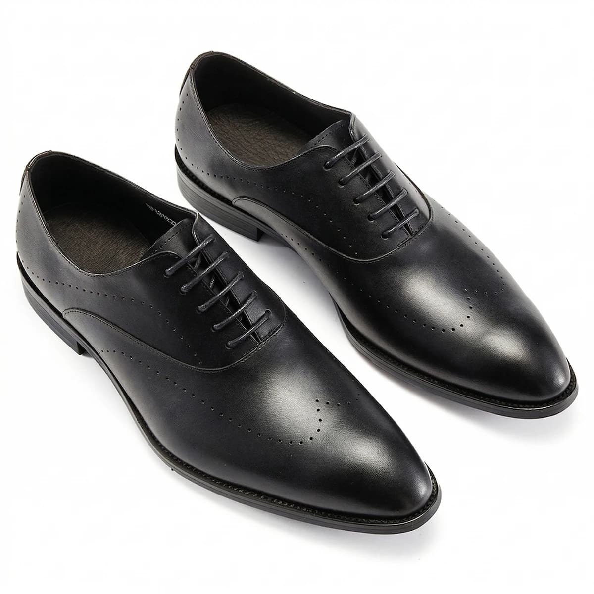 Scarpe Oxford da Uomo Fatte a Mano in Pelle Pieno Fiore, Calzature Eleganti per Uso Quotidiano e Business, Stile Classico Confortevole