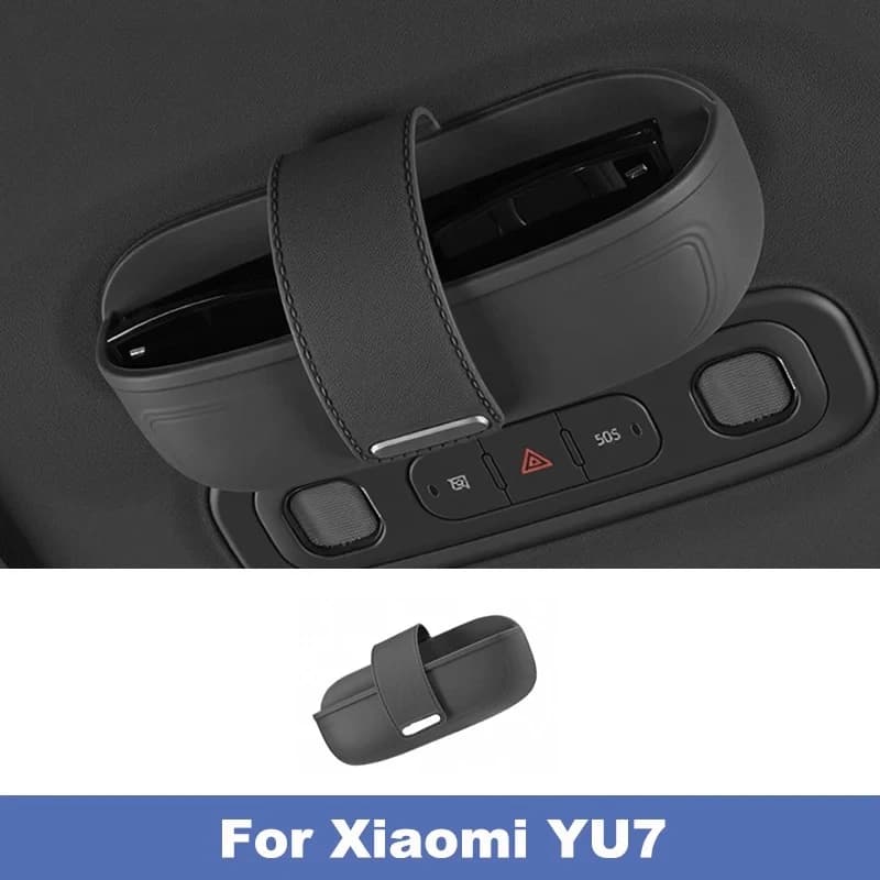 Per Xiaomi YU7 2025 2026 Scatola di immagazzinaggio in silicone per auto Vassoio per occhiali Organizer Accessori interni per auto
