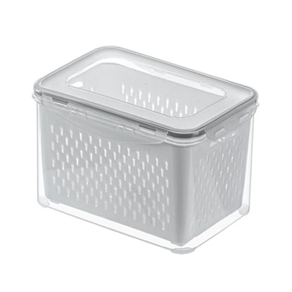 Cestello di scarico in plastica per conservazione compatta, facile da pulire, efficiente contenitore per la preparazione dei pasti, conservazione degli alimenti