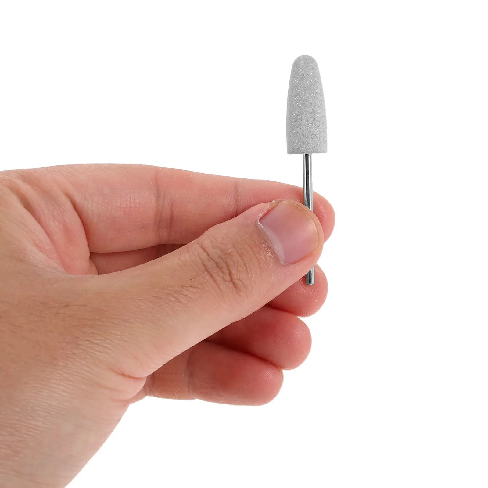Set di 10 Punte per Trapano per Unghie in Silicone, per Lucidatura, Levigatura e Rimozione Cuticole, per Modellare le Unghie, Manicure Russa e Giapponese, per Salone