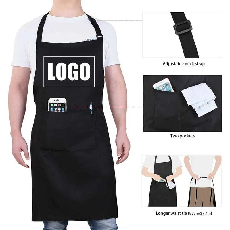 Unisex waterproof apron for kitchen, barbecue, catering, nail art, work, waist circumference