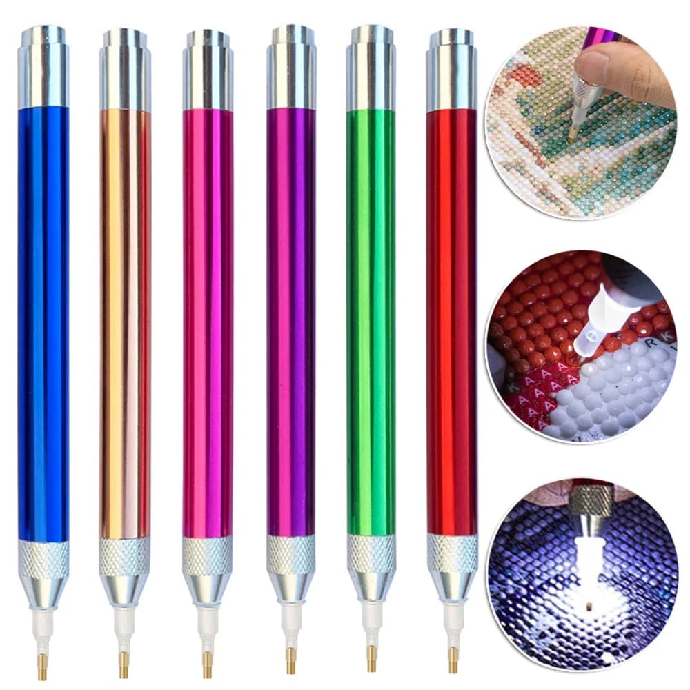 5D DIY Diamond Painting Tools New Luminous Point Drill Pen Diamond Lighting Pen New For Diamond Embroidery Tools Accessories