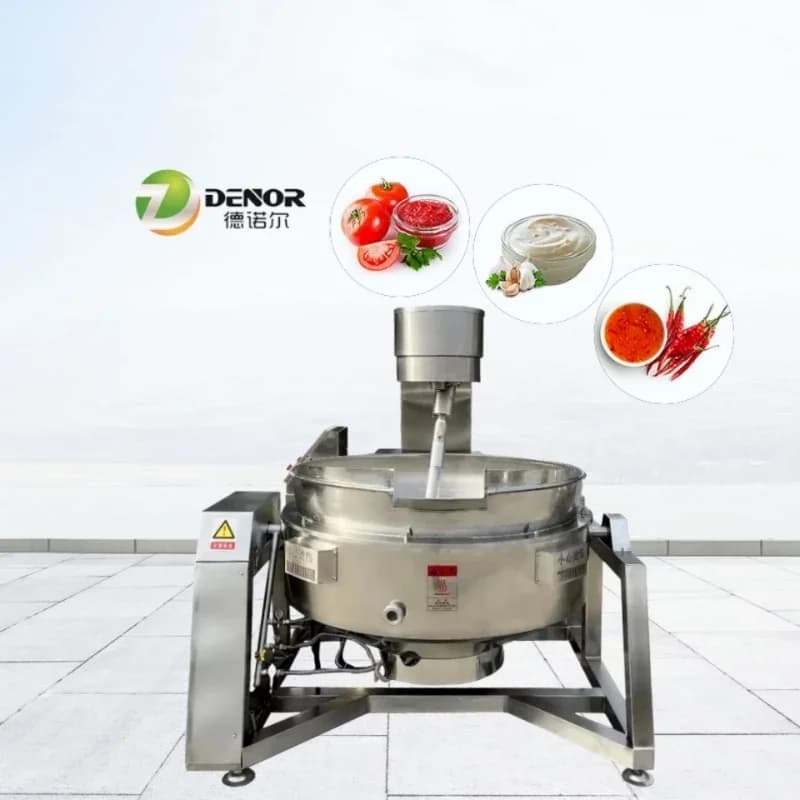 Wok Elettrico Automatico Riscaldato in Acciaio Inossidabile con Cuscinetti per Farina e Funghi Piccanti