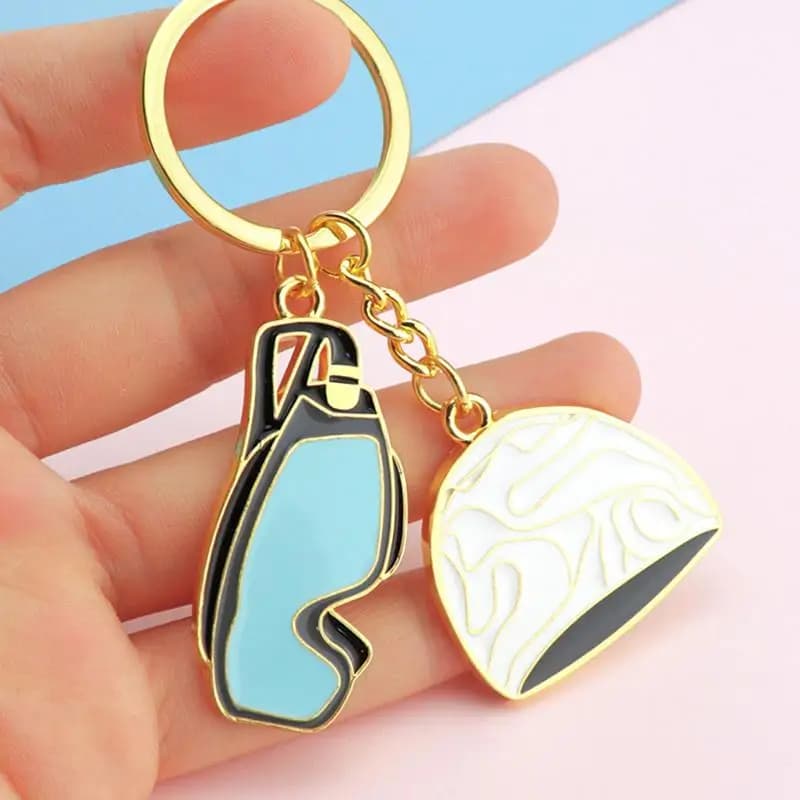Theme Keyring Swim Glasses Keyring Hat Swimming Lover Pendant Sports Bag For Souvenirs Underwater Competition