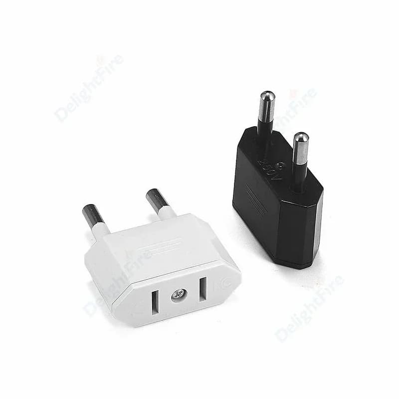 1 pz Adattatore UE Convertitore da viaggio Adattatore Americano Cina Spina USA a UE Spina Euro Adattatore elettrico Presa elettrica CA Presa
