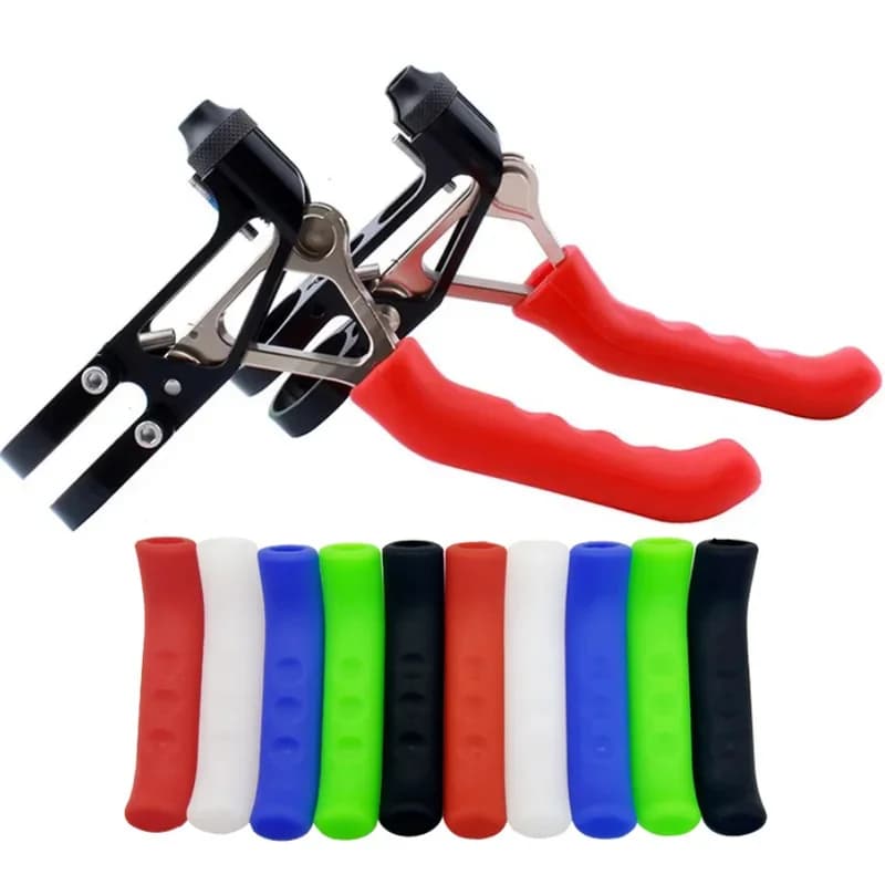 1/2/3/4/5Pairs Bicycle Brake Handle Gloves Mountain Road Folding Bike Brake Protect Cover Silicone Cover