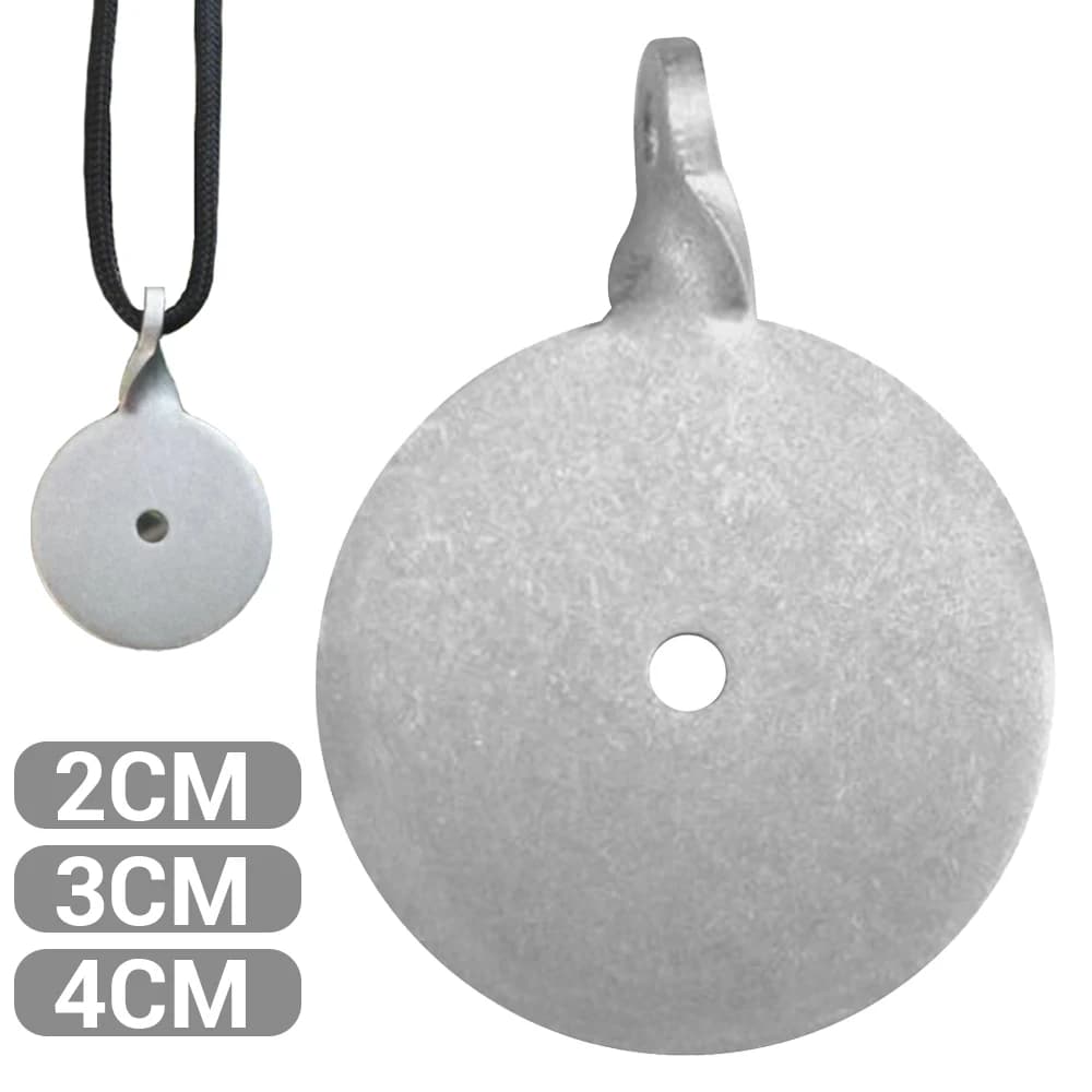 10Pcs Metal Shooting Targets Bullseye Stainless Steel Slingshot Catapult Target Archery Hunting Practice Exercise for Airsoft