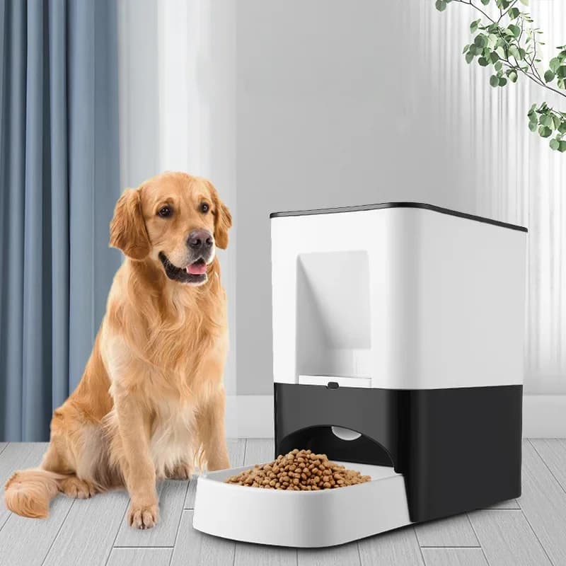 Forniture per animali domestici alimentatore automatico cibo per cani per gatti ciotola per alimenti cronometraggio controllo quantitativo consegna di cibo macchina per l'alimentazione alimentare intelligente