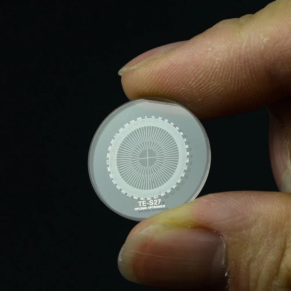 20.4mm Oculare In Vetro Ottico Reticolo Microscopio Micrometro Oculare Diapositive Reticolo Oculare Micrometro Oculare
