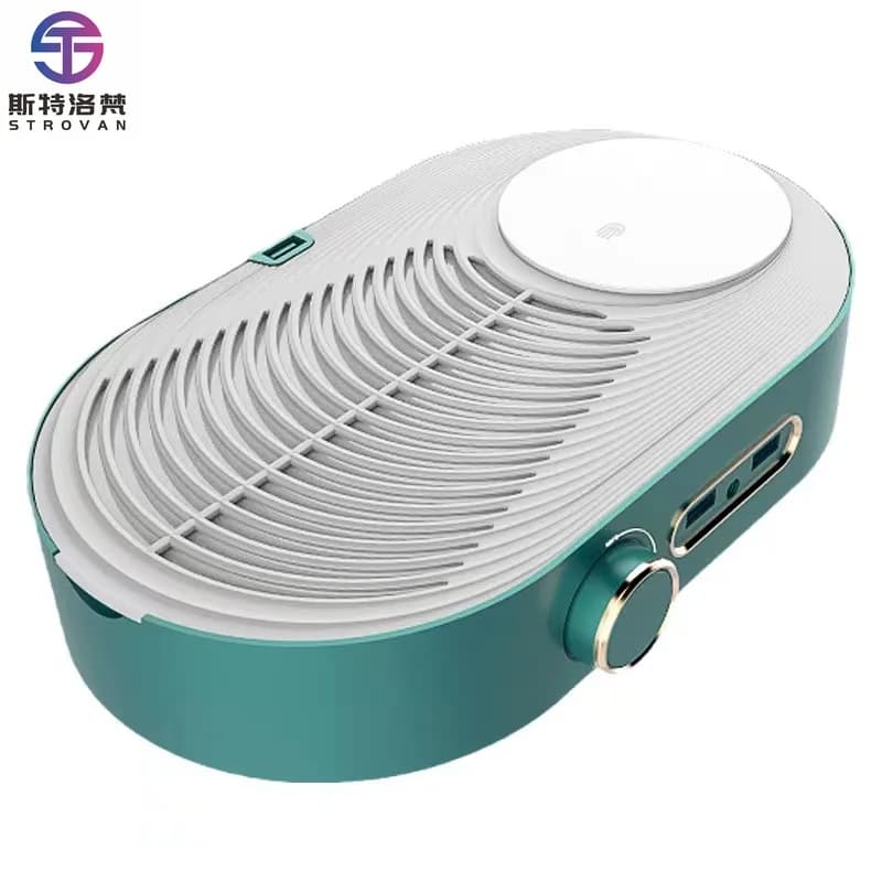 STLF LZS Aspirapolvere professionale per nail art da 40 W Collettore di aspirazione per spolverino da scrivania in metallo ad alta potenza