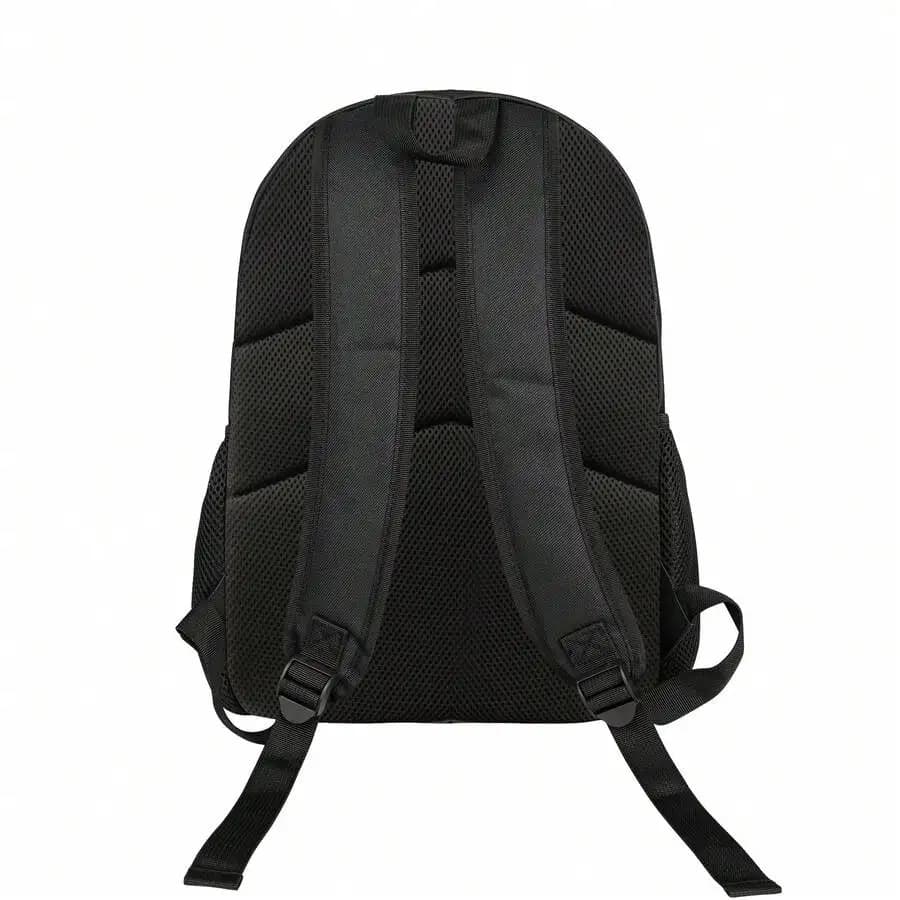Cyberpunk Style Double Exposure Printed Unisex Backpack For Adults