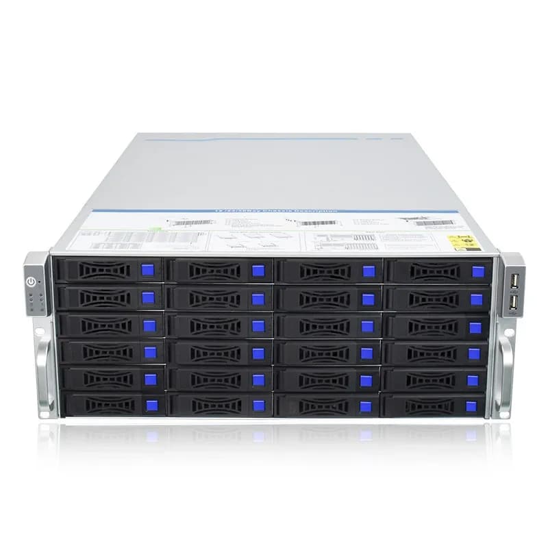 Server di gestione e archiviazione video in streaming, macchina con array di dischi per webcam a 3000 canali