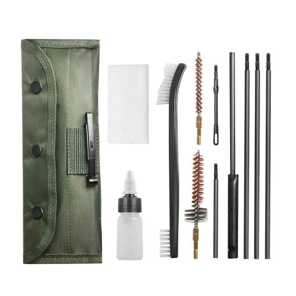 10PCS/Pack AR15 M16 M4 Gun Brushes Cleaning Kit Airsoft Pistol Cleanner 5.56mm .223 22LR .22 Tactical Rifle Gun Brushes Set
