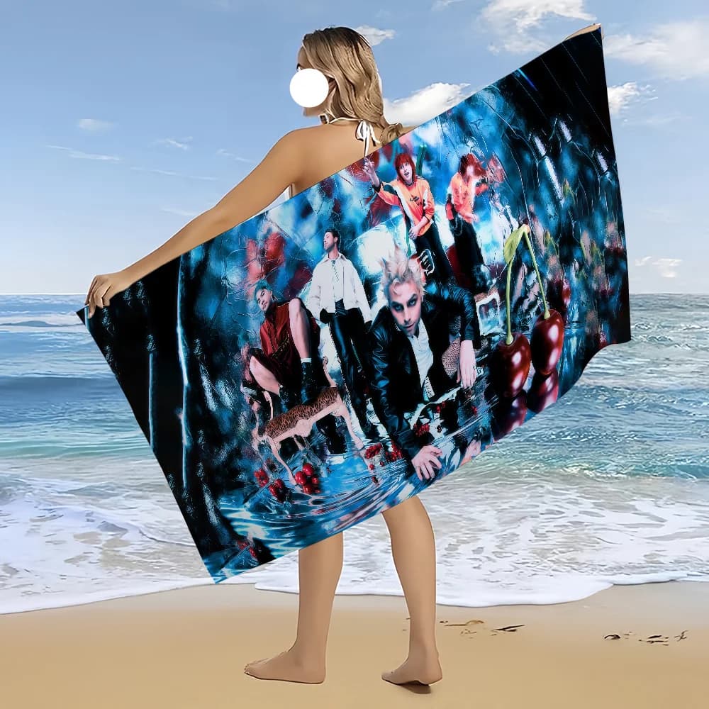 Asciugamano da Spiaggia e Bagno per Tutti, Asciugatura Rapida, Leggero, Portatile, 5 Sauna Star S-SOS-ES, per Campeggio, Nuoto, Piscina, Viaggi