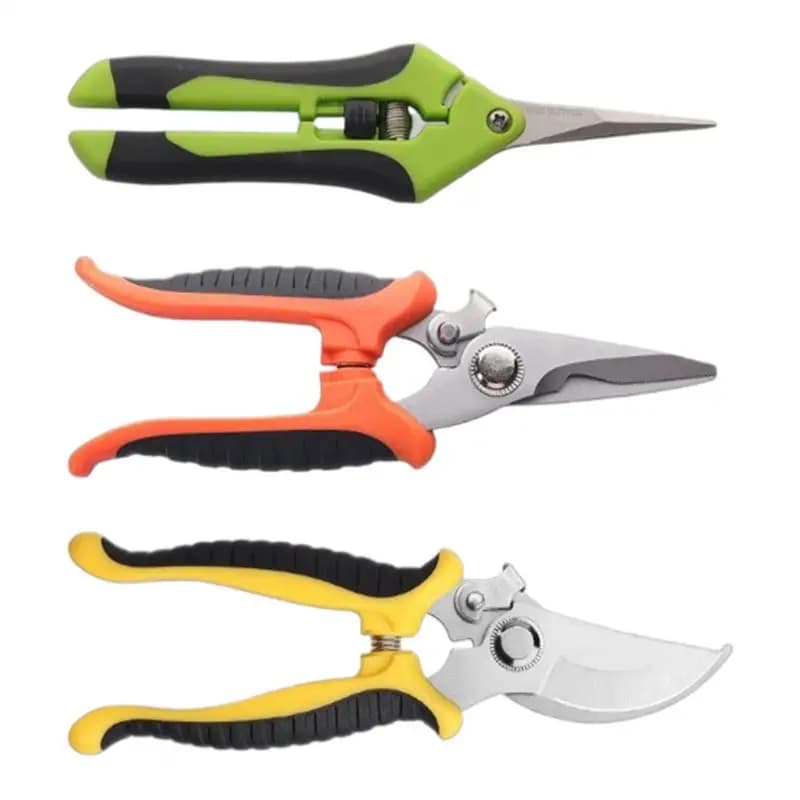 Shearing shears Shear shears and garden scissors Pack of 3 functional stainless steel tools Anti-slip clippers to finish