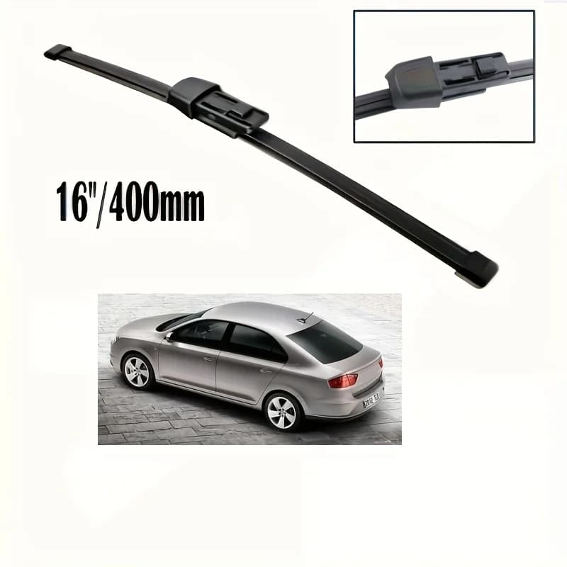 Spazzola tergicristallo posteriore da 16 pollici per Seat Toledo 2012-2019, per la pulizia del lunotto posteriore e del finestrino, spazzola antipioggia per auto