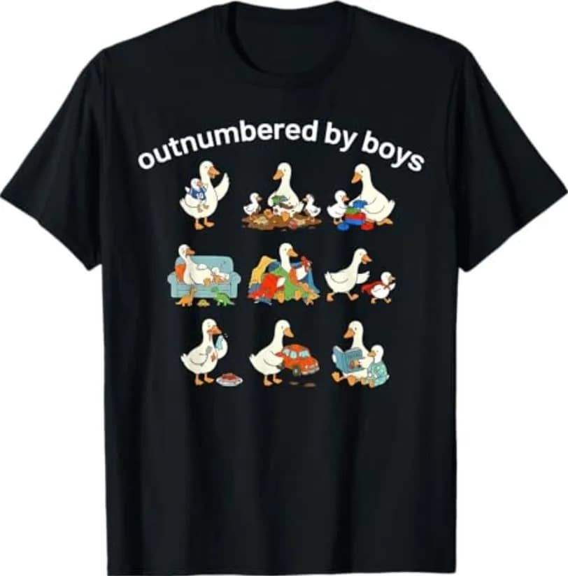 Outnumbered by Boys T-Shirt Abbigliamento, scarpe e accessori | Uomini | Abbigliamento da Uomo | Camicie | T-shirt