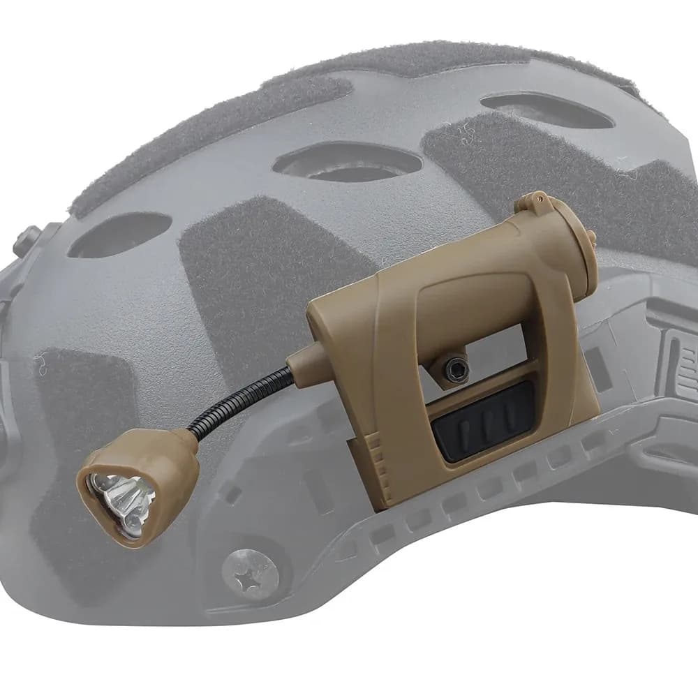 Tactical helmet lamp, 3 modes, LED torch, outdoor night lighting, for hunting with laser, military cycling, fishing, helmet lamp