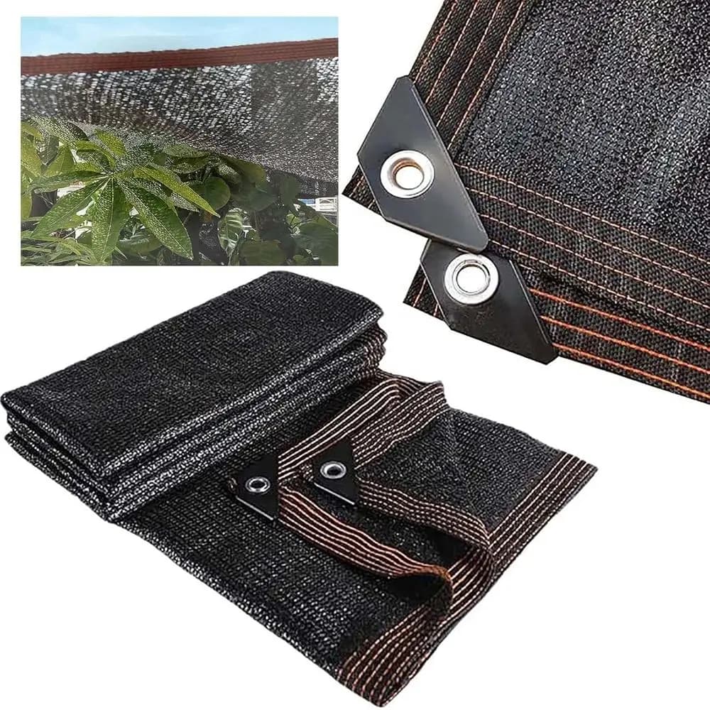 Telo ombreggiante al 90% per serra o giardino, copertura ombreggiante, rete antistrappo 3 13 23 36T con occhielli rinforzati, telo frangisole in rete, S