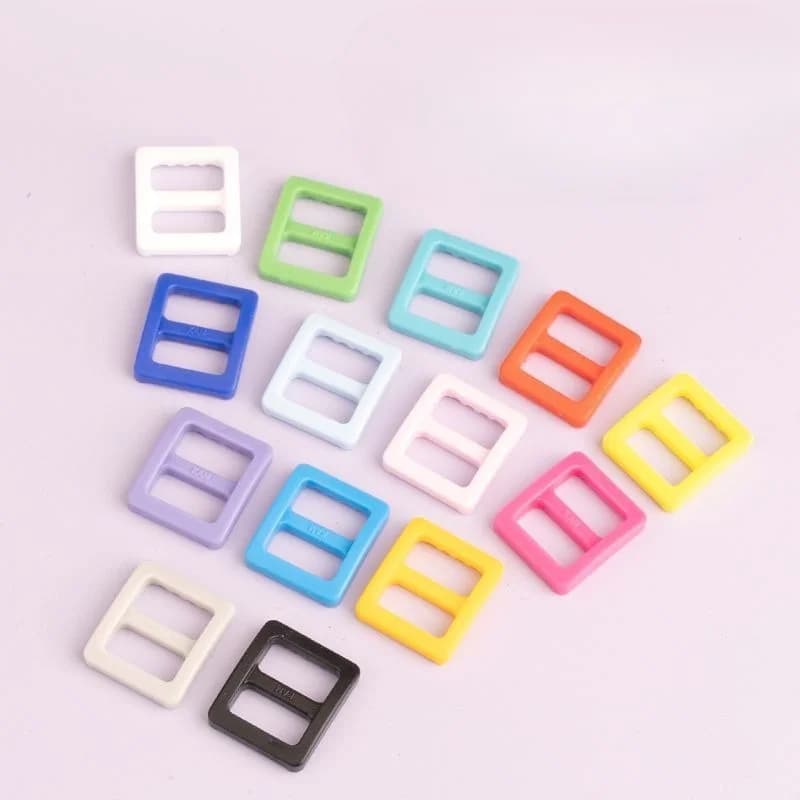 1cm Japanese buckle Thickened three-gear Backpack adjustment Swimming goggles buckle adjustment accessories