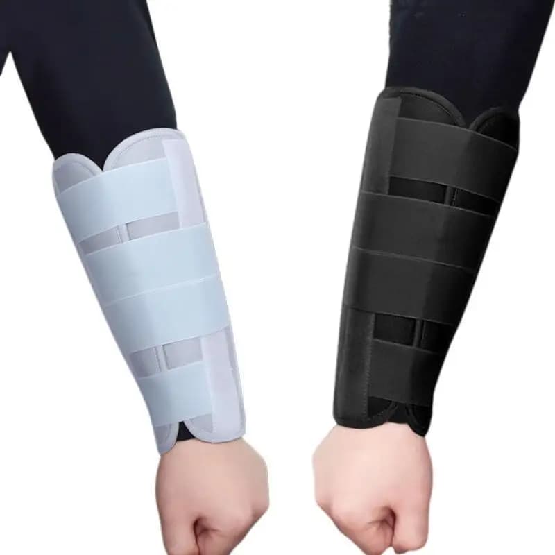 Tutore di supporto per polso per protezione dell'avambraccio per adulti Bambini Stecca regolabile Immobilizzatore per polso Avvolgimenti per le mani Polsino sportivo da palestra