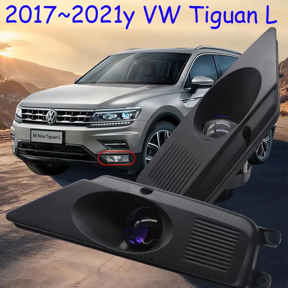 Auto bupmer faro anteriore per Volkswagen Tiguan L fendinebbia faro 2017 ~ 2021ycar accessori LED per VW Tiguan L faro diurno