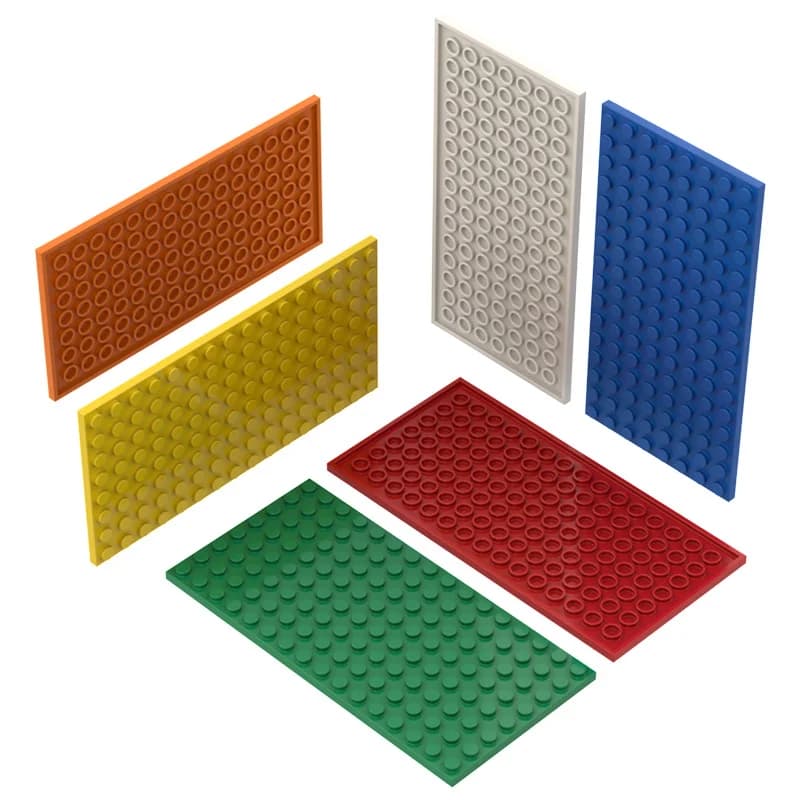 10 pezzi 92438 8x16 punti piastra base blocchi di costruzione piastra Moc accessori compatibili con mattoni giocattoli regalo per bambini B